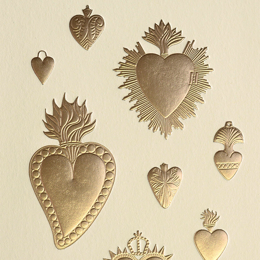 Heart Milagros Greeting Card