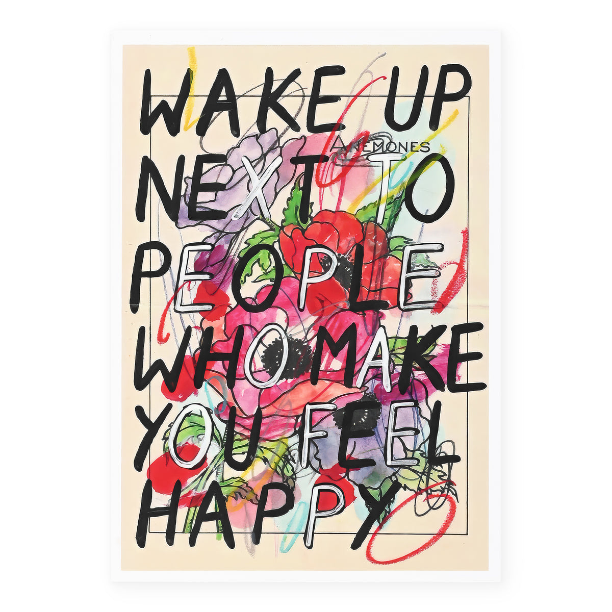 Olive Press Wake Up Greeting Card