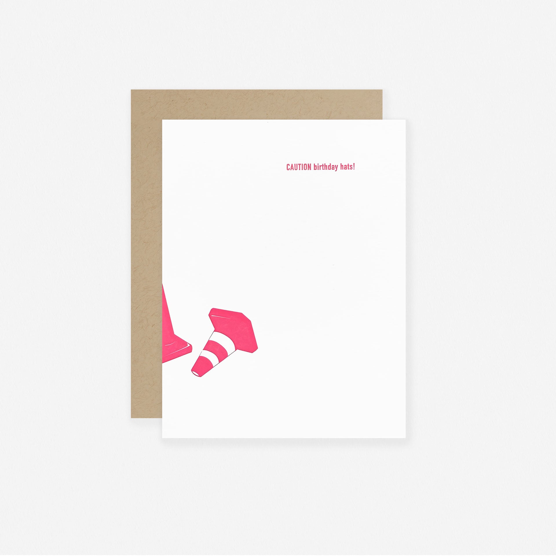 Caution Hats N° 224 Birthday Card