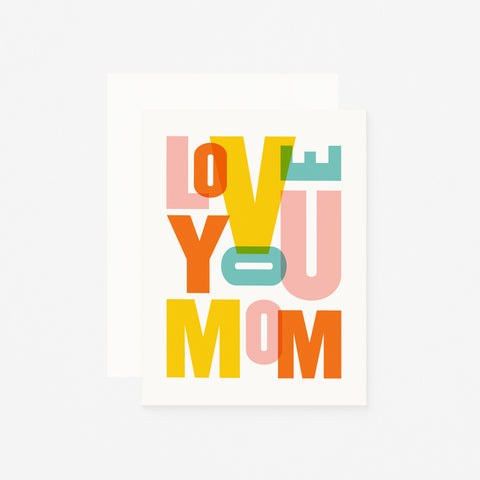 Love You Mom Mother's Day Card