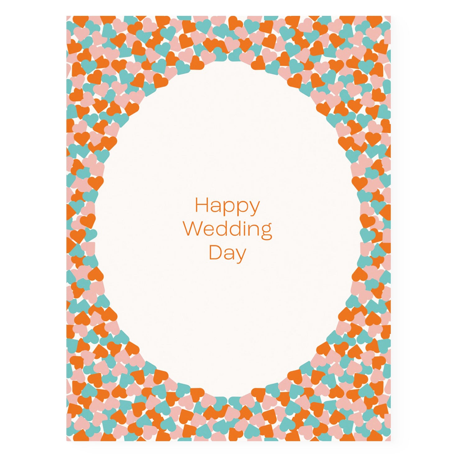paper&stuff Wedding Day Hearts Greeting Card 
