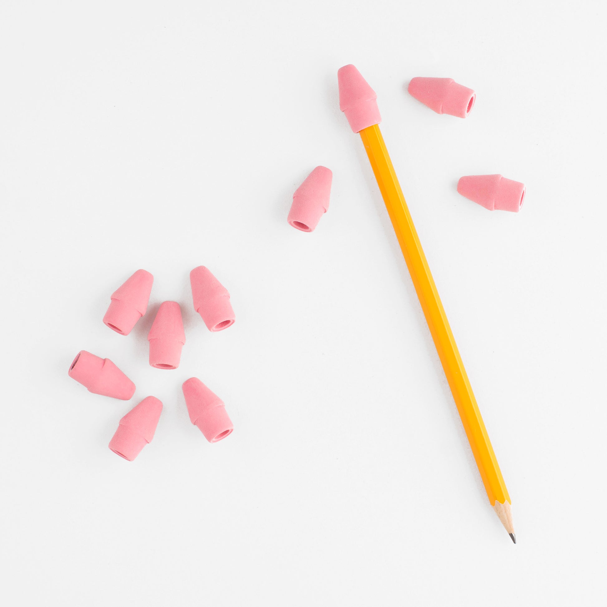  Paper Mate 22682 Arrowhead Erasers Pink 144/Box (73015) :  Office Products