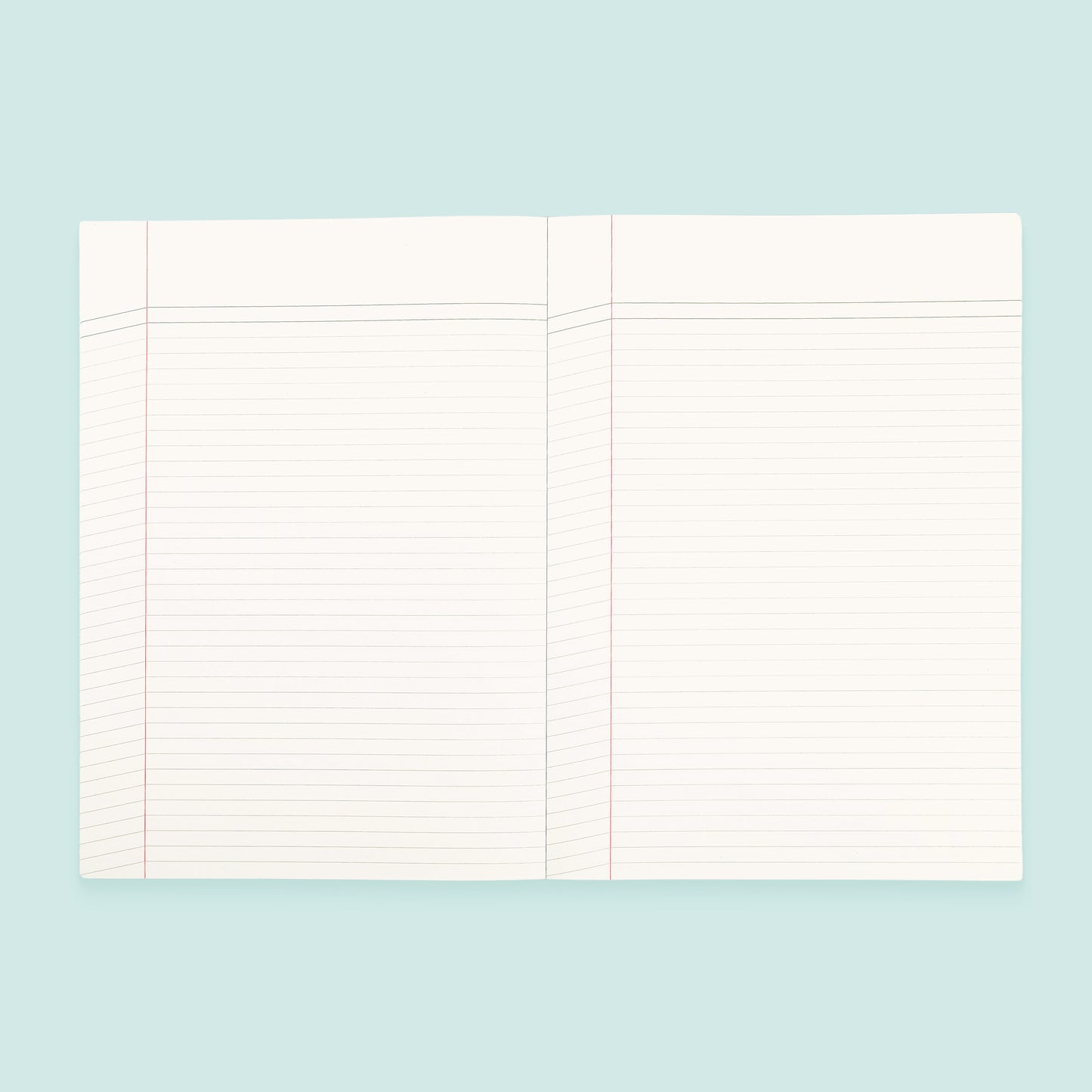 Paperways Large Notebook Ruled & Folded Skyblue 