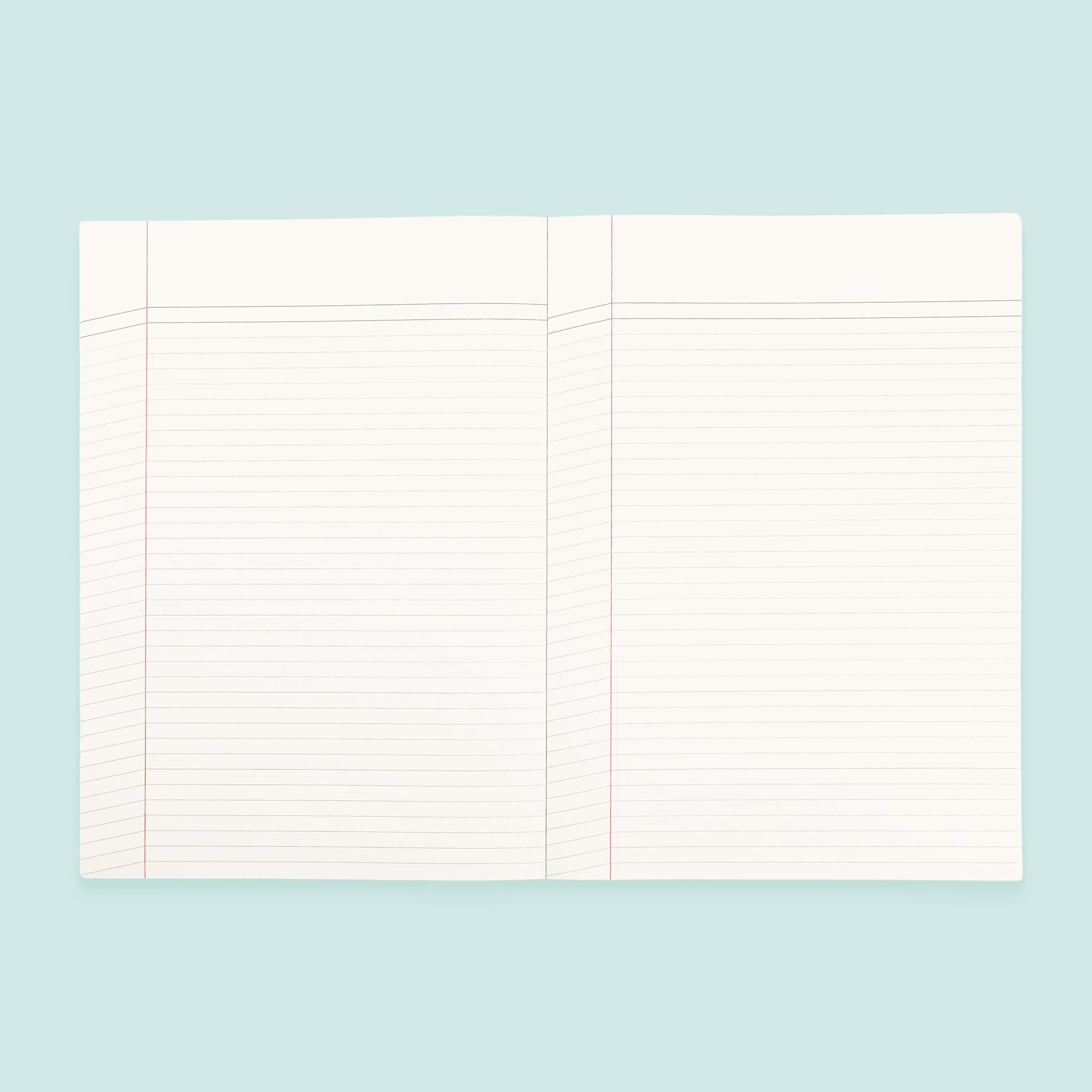 Paperways Large Notebook Ruled & Folded Skyblue 