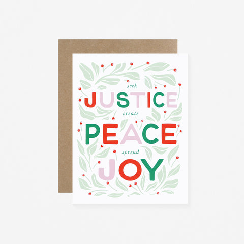 Party Of One Paper Justice Christmas Cards Boxed