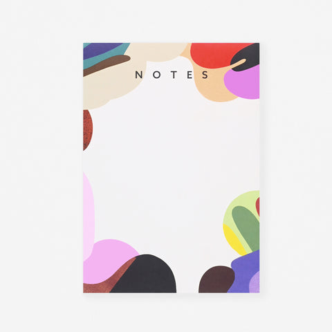 Pavilion Assemblage Abstract Art Large Notepad