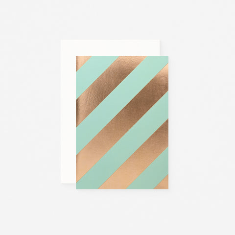 Pavilion Graphic Striped Greeting Card 