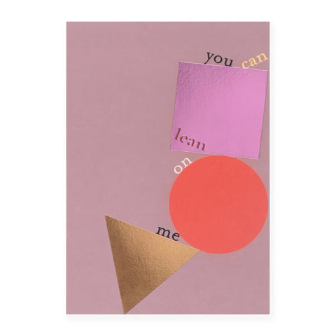 Pavilion Lean On Me Greeting Card