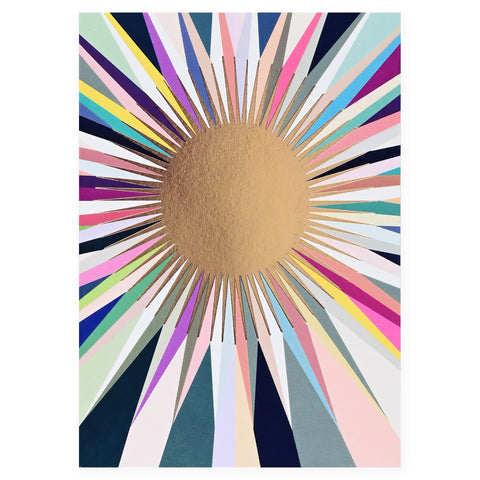 Pavilion Radar Light ‘Peach’ Greeting Card