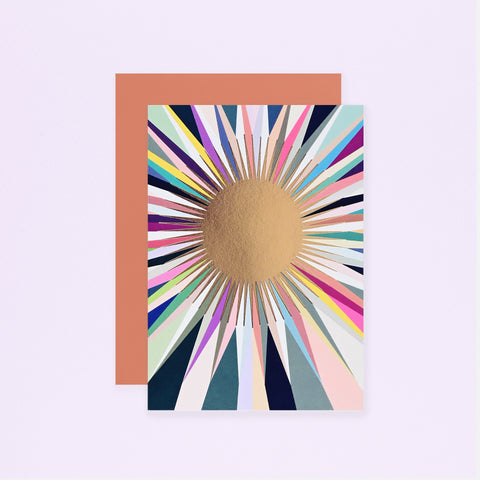 Pavilion Radar Light ‘Peach’ Greeting Card