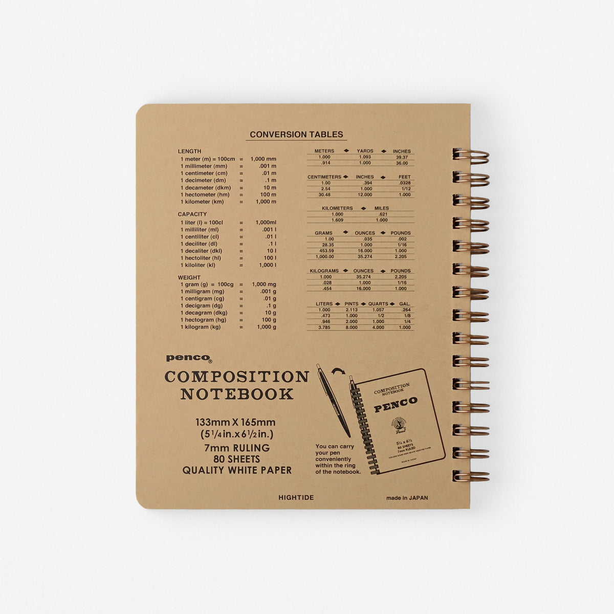 Penco Coil Composition Notebook 6 Colors  | Medium Or Large