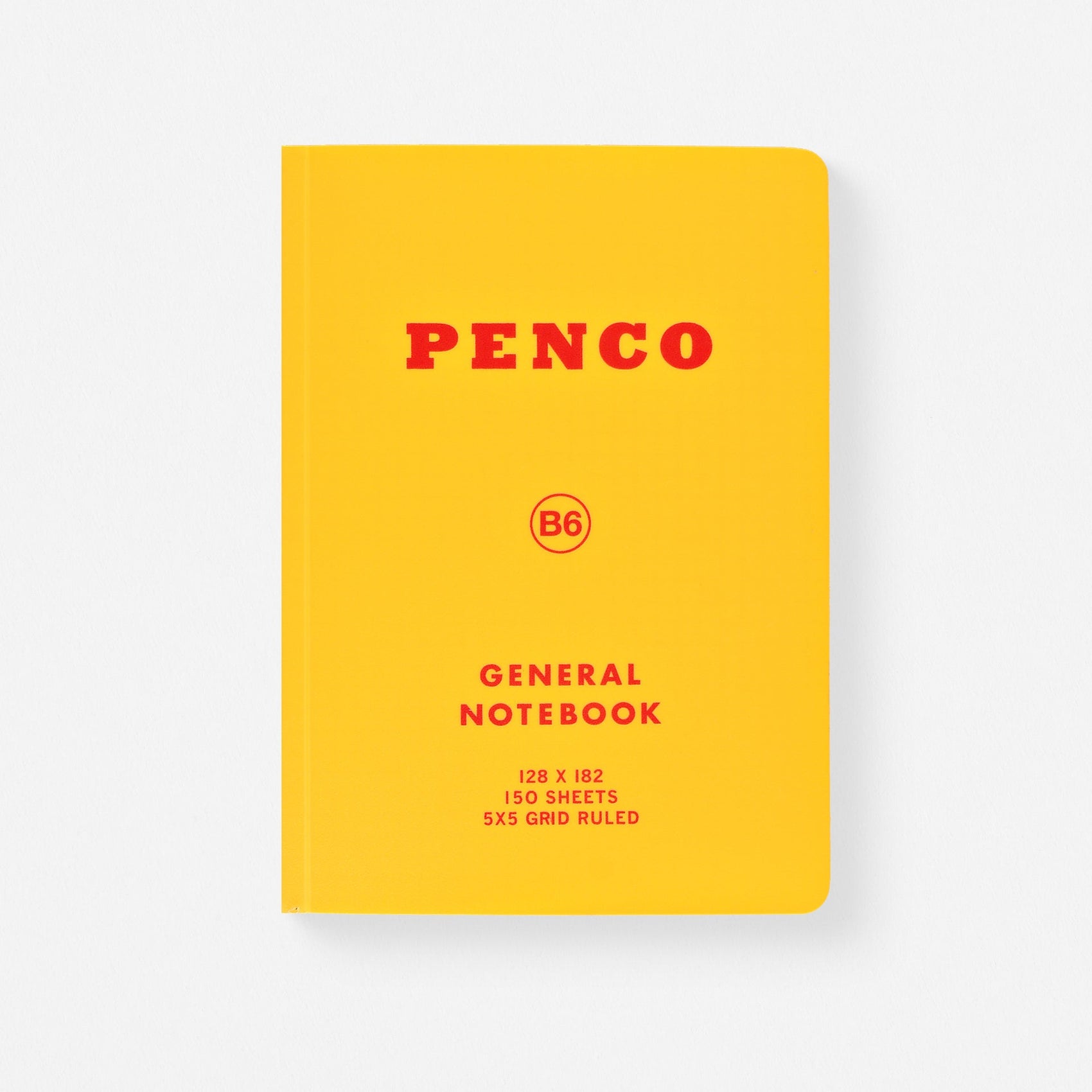 Hightide Hightide Penco Soft PP Notebook B6 | 5 Colors Yellow