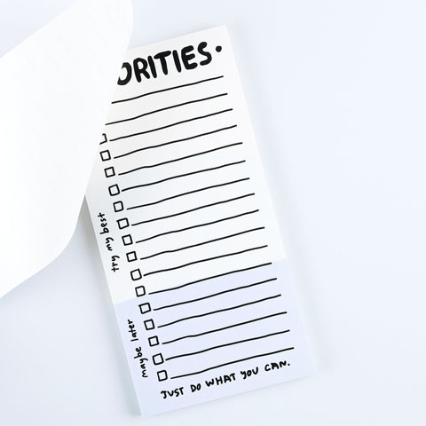 People I've Loved Priorities Notepad 