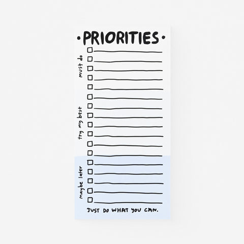 People I've Loved Priorities Notepad 