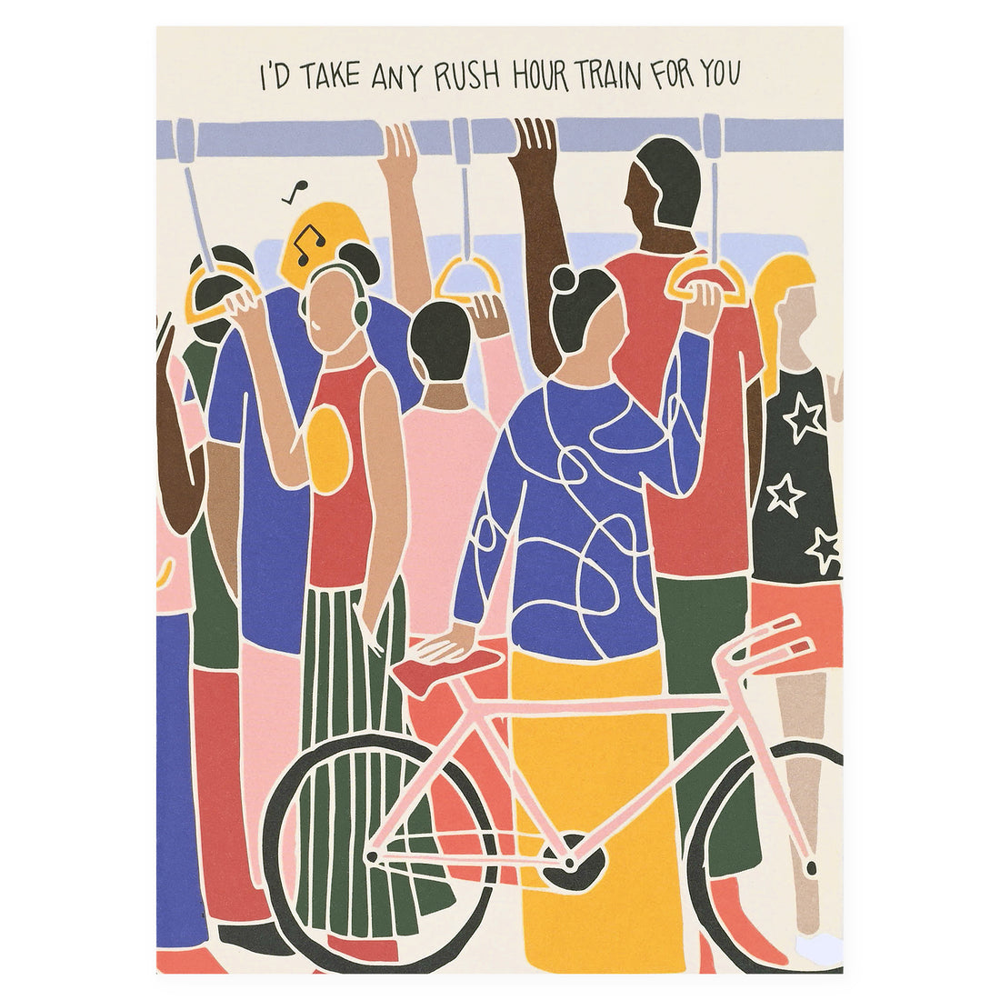 Poketo Rush Hour Greeting Card 