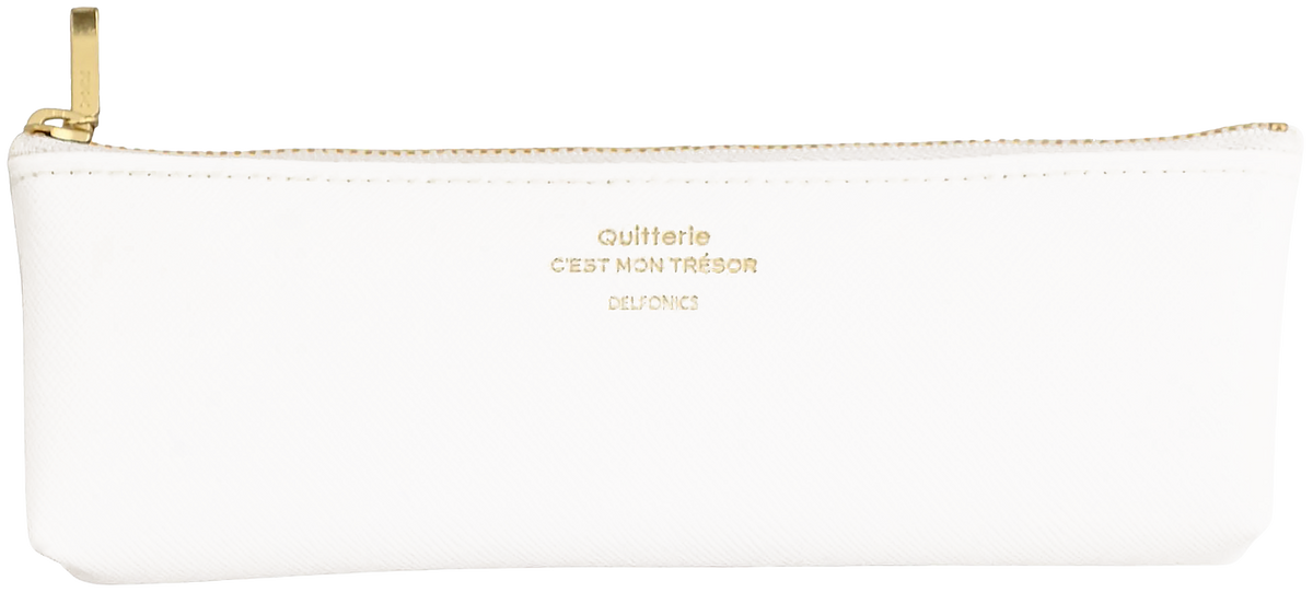 Quitterie Pen Pencil Case White