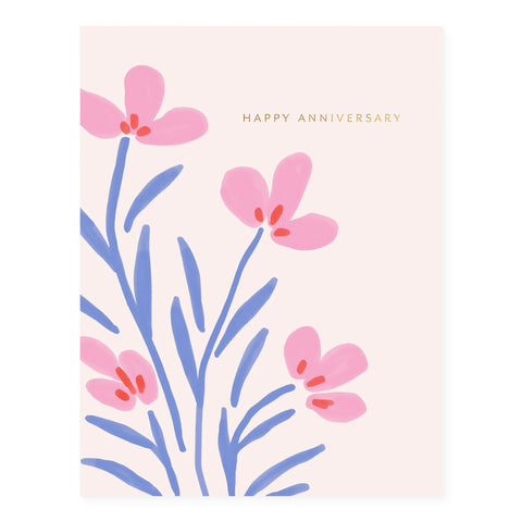 Ramona & Ruth Anniversary Floral Greeting Card