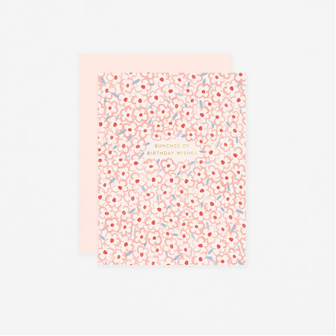 Ramona & Ruth Bunches Birthday Wishes Card