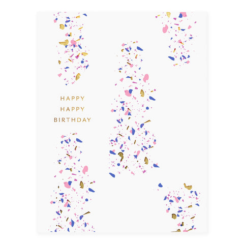 Ramona & Ruth Happy Birthday Confetti Greeting Card