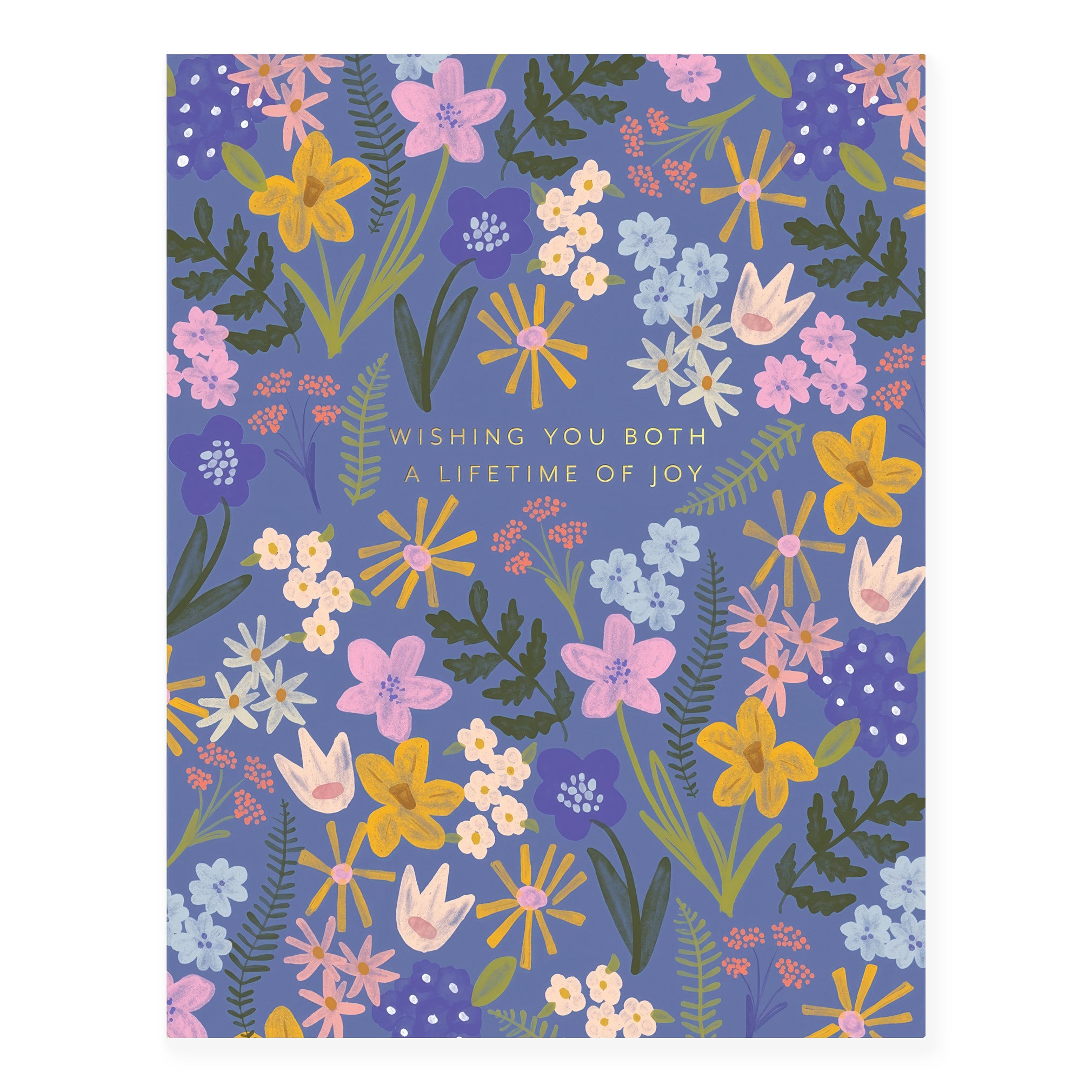 Wedding Floral Burst Greeting Card