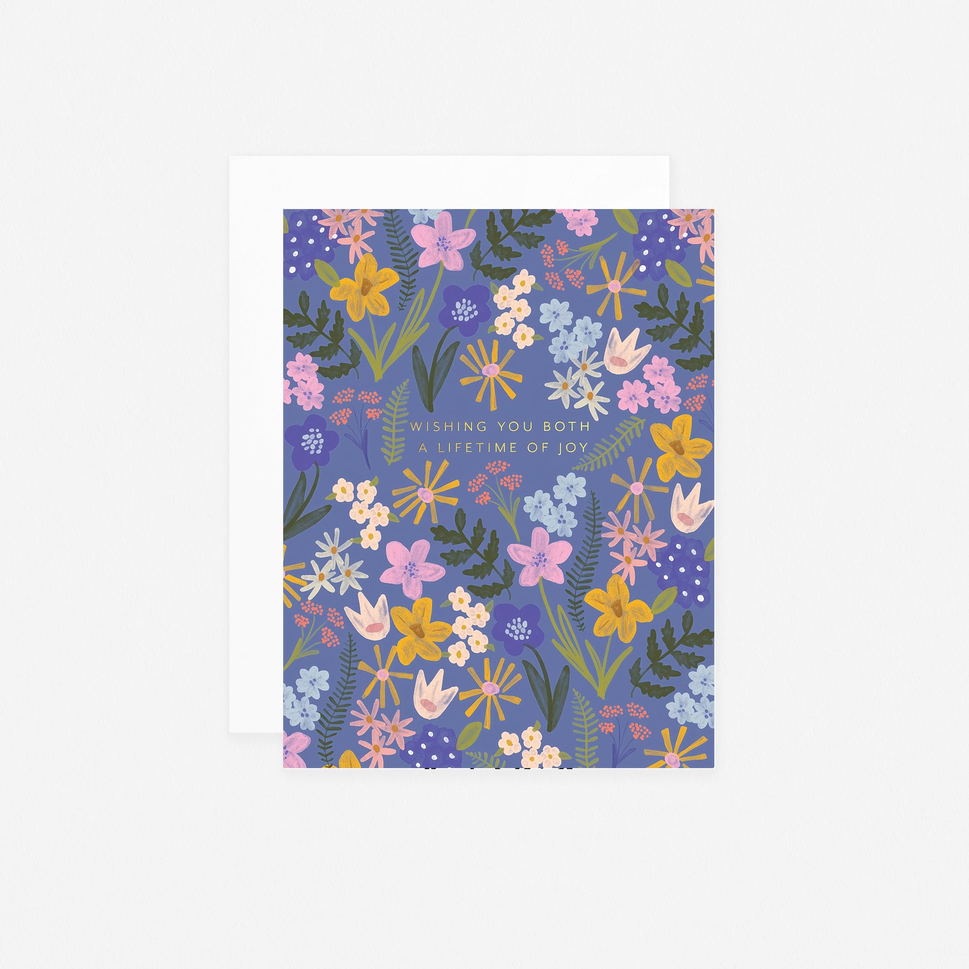 Wedding Floral Burst Greeting Card