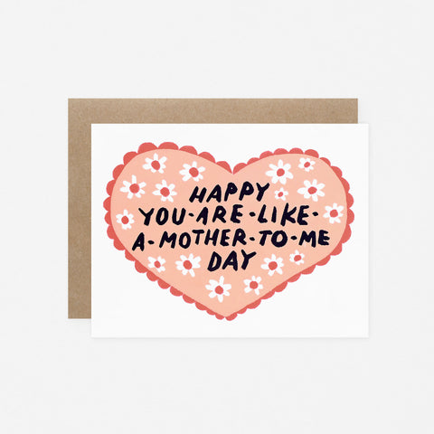 Rani Ban Co Happy You Are Like A Mother To Me Day Greeting Card