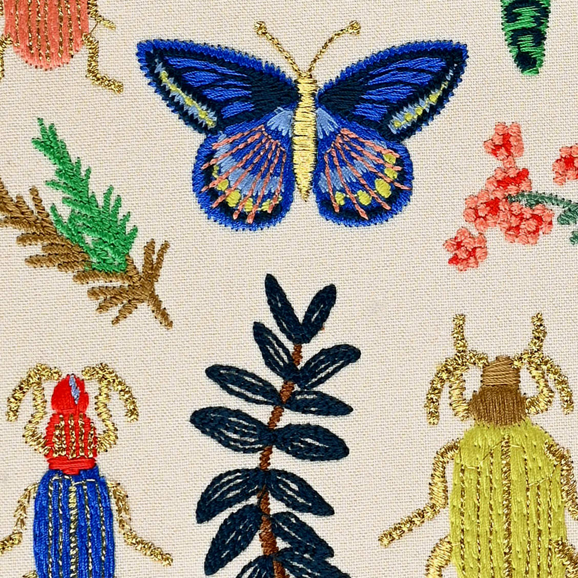 Rifle Paper Co. Curio Embroidered Fabric Sketchbook 