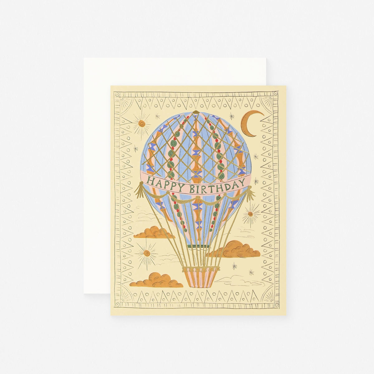 Hot Air Balloon Birthday Card