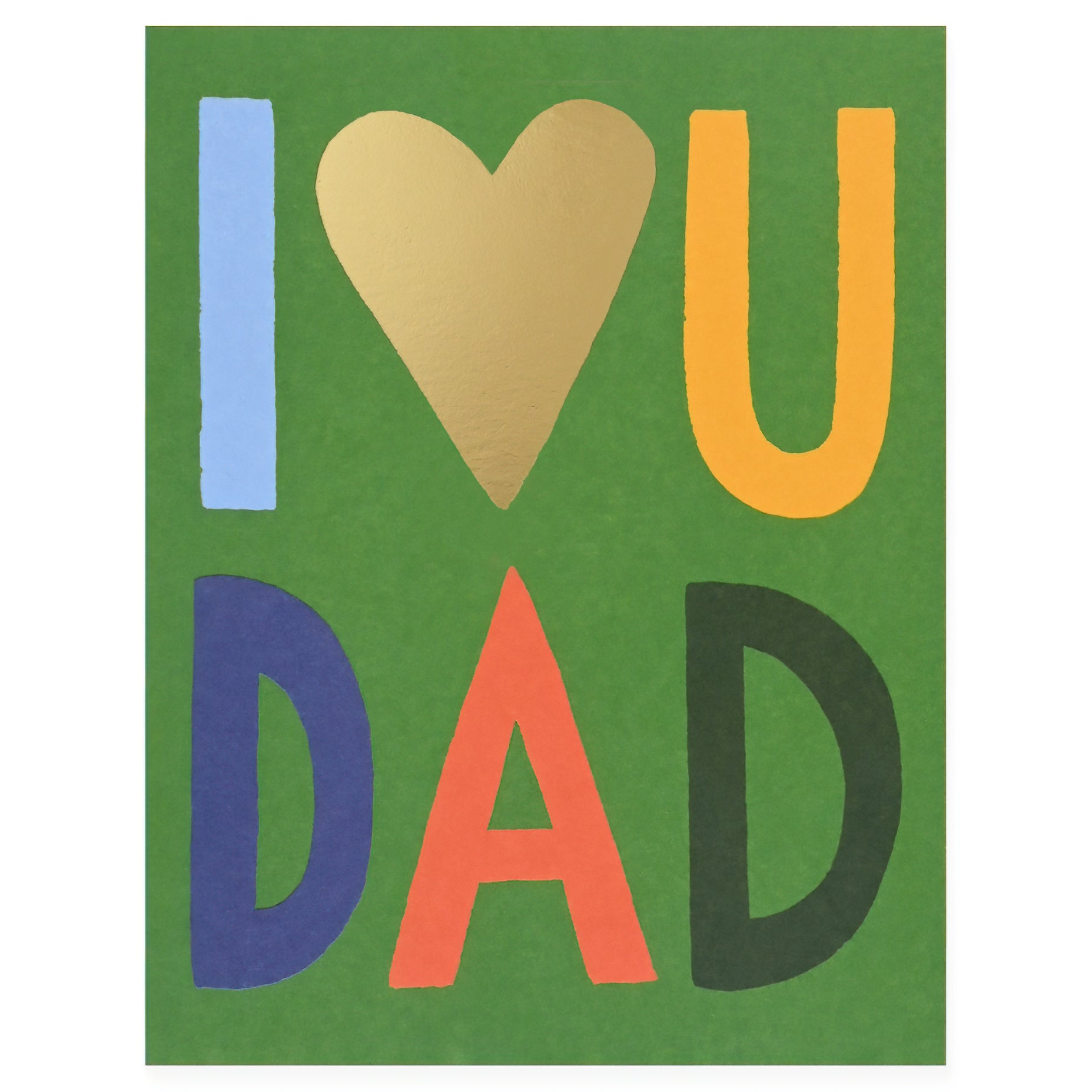 Love U Dad Father's Day Card