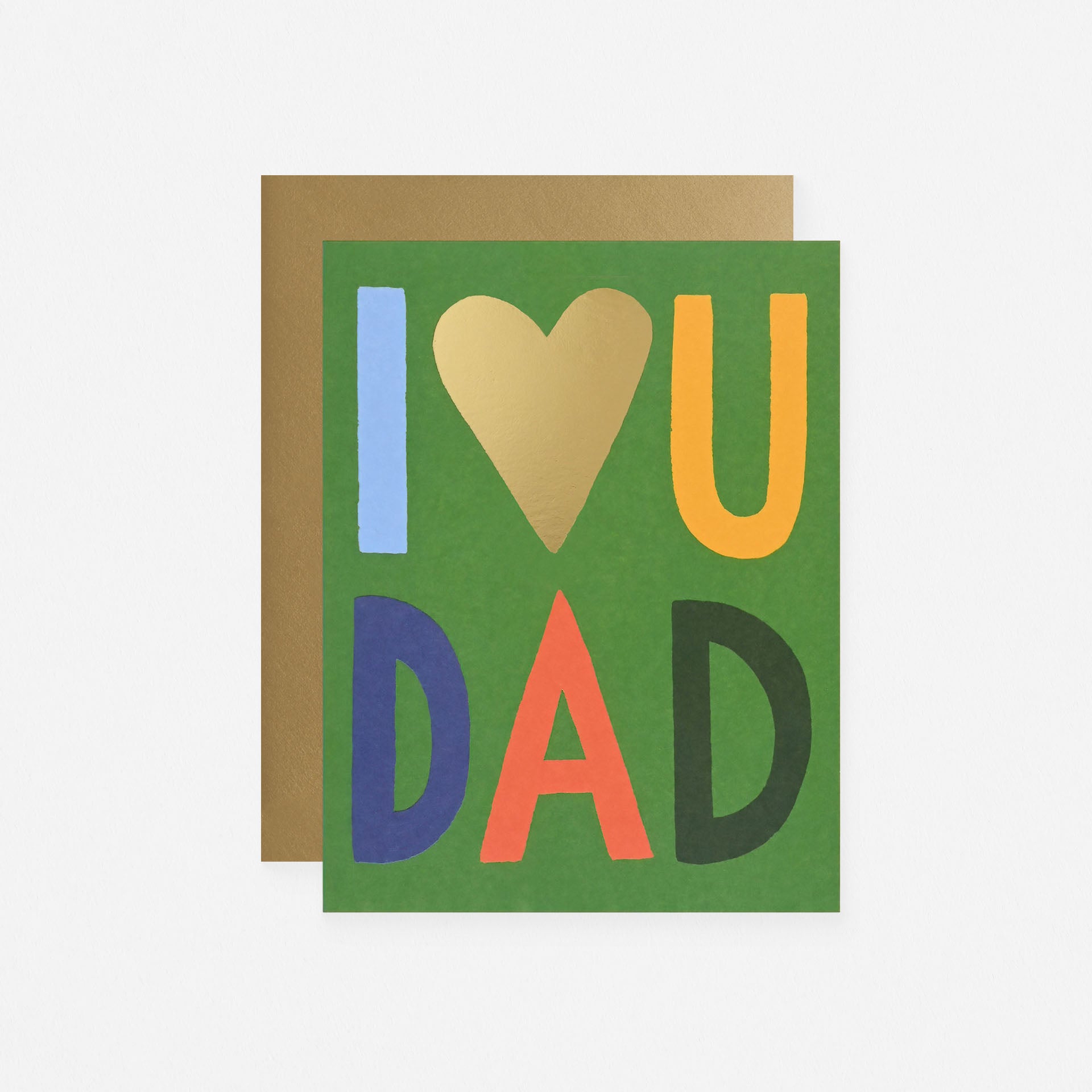 Love U Dad Father's Day Card