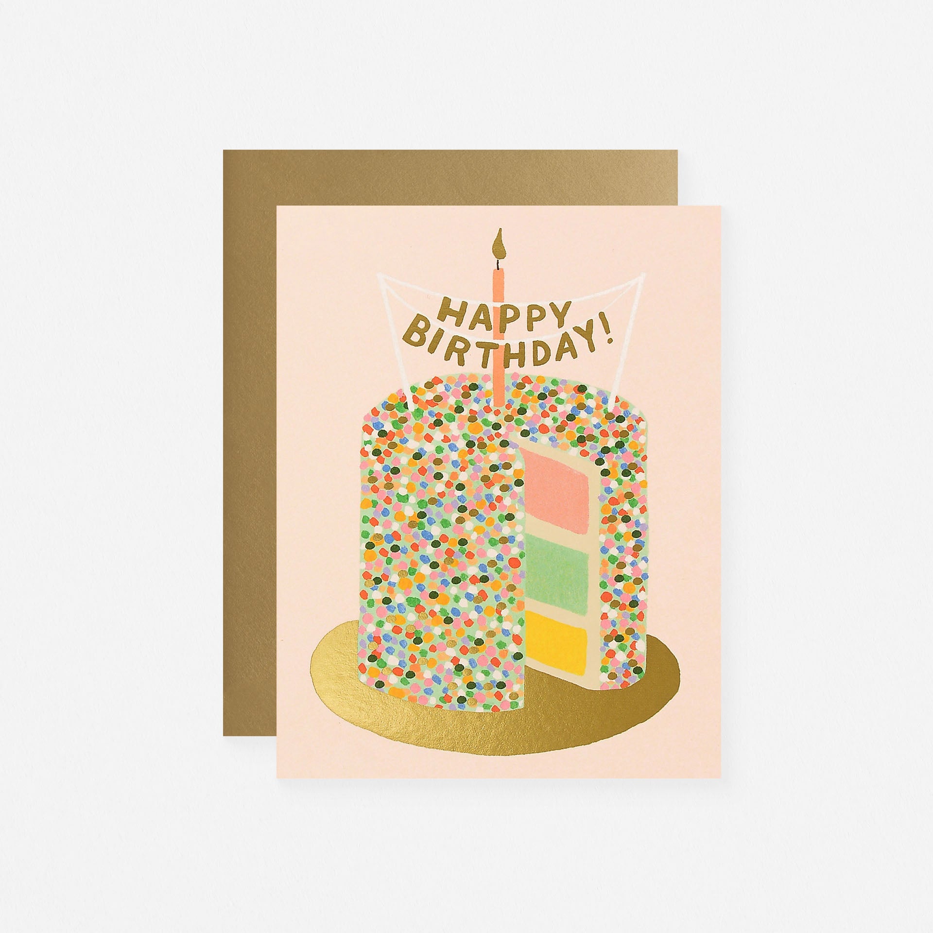 Layer Cake Birthday Card