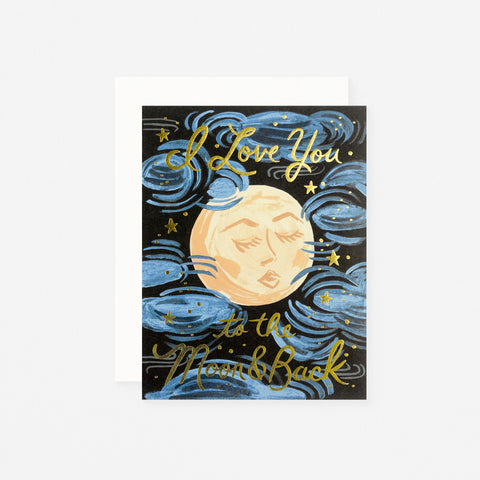 Rifle Paper Co. To The Moon And Back Greeting Card