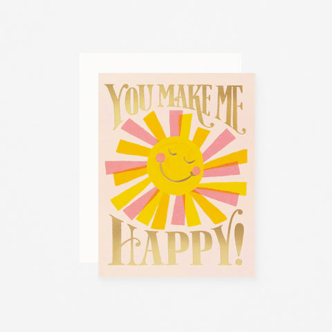 Rifle Paper Co. You Make Me Happy Greeting Card