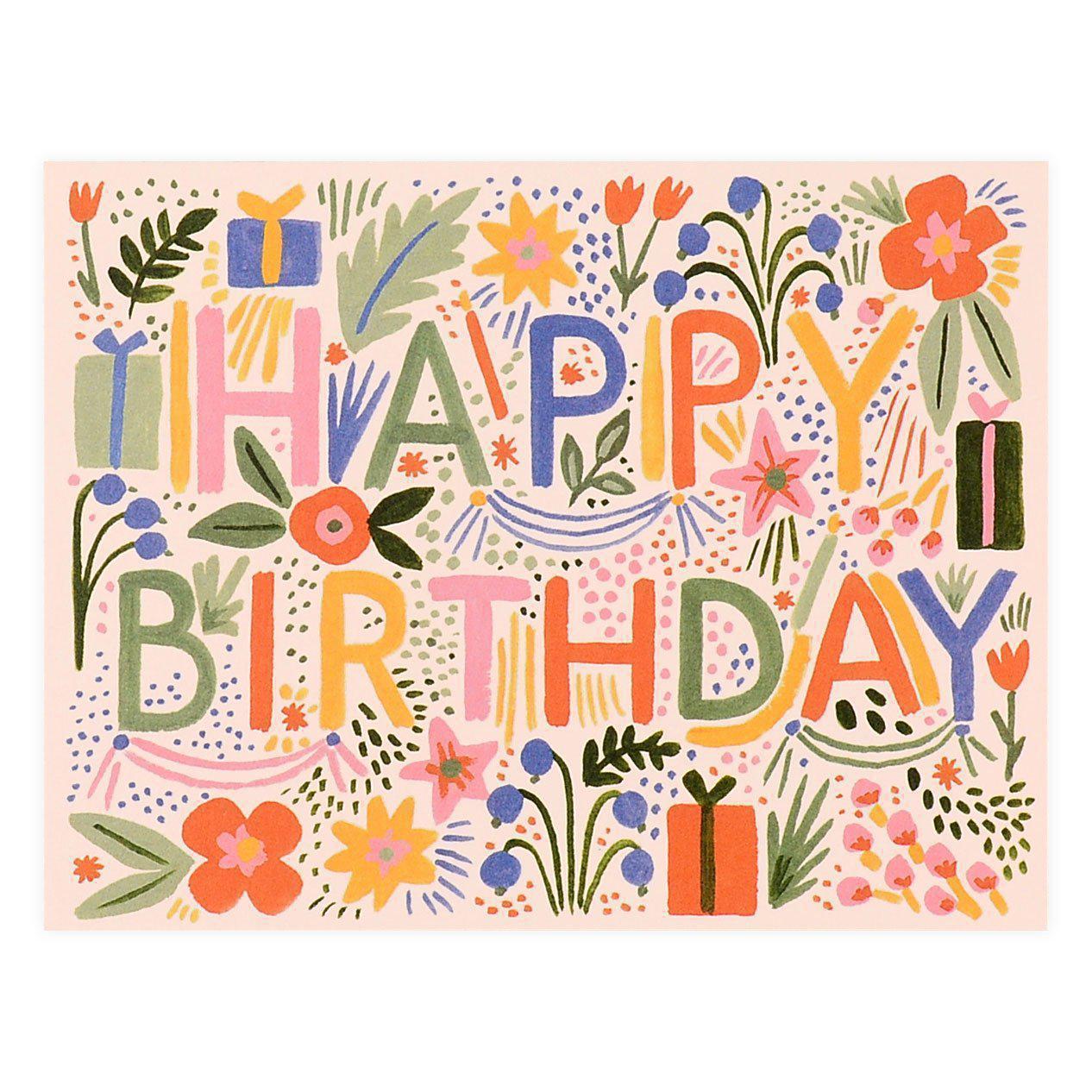 Paper Wishes  Happy Birthday Card