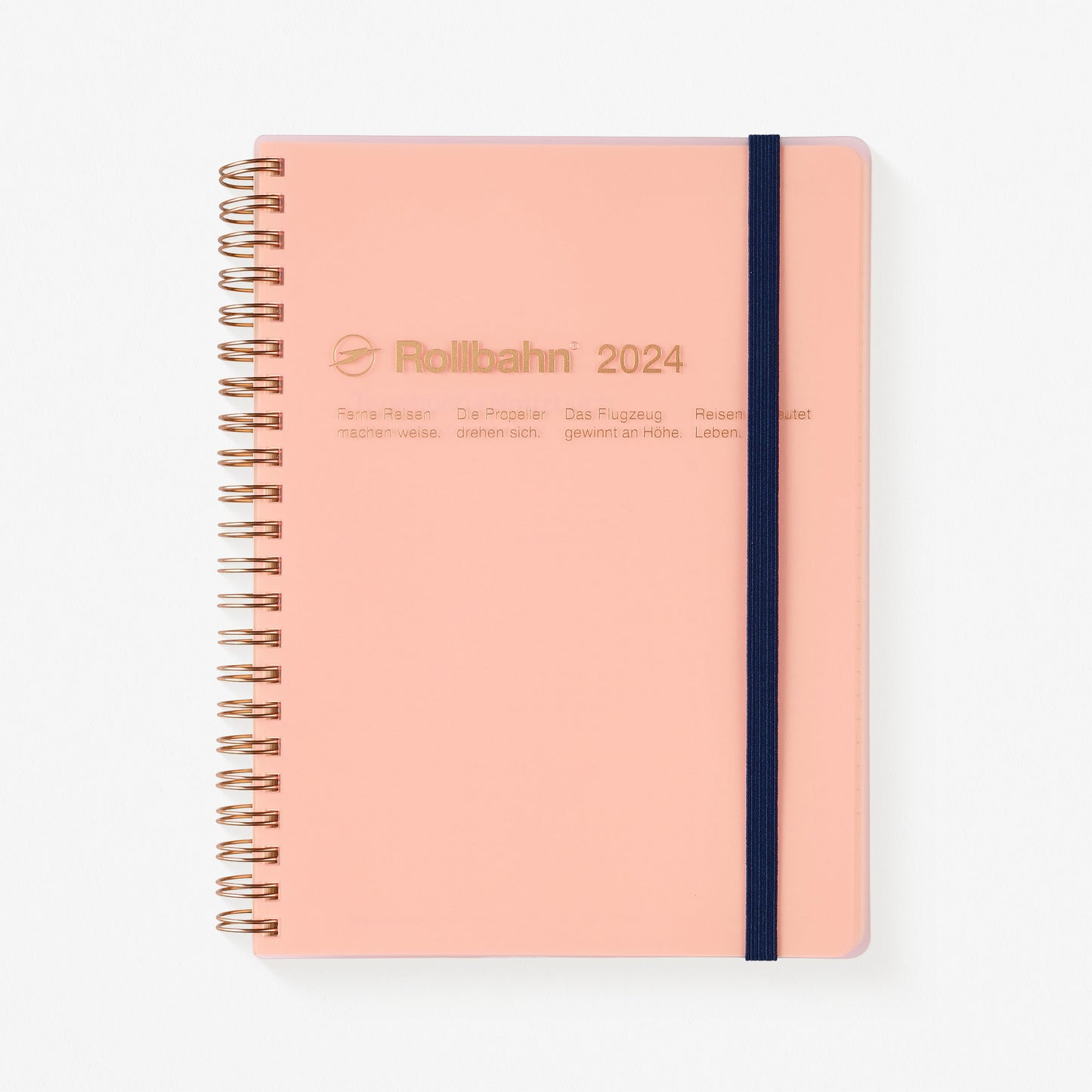 Delfonics Rollbahn 2024 Monthly Planner Clear Large Or A5 | Blue, Green, Silver Or Pink Clear Pink / Large [5.25 x 7"]