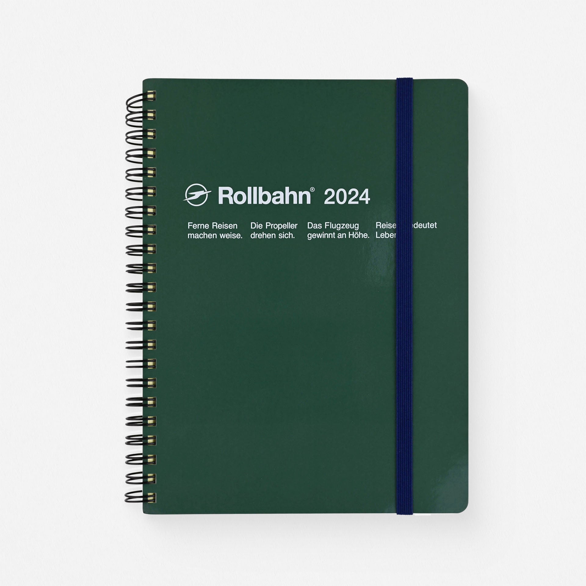 Delfonics Rollbahn 2024 Monthly Planner Dark Green | Large, A5 Or Extra Large 