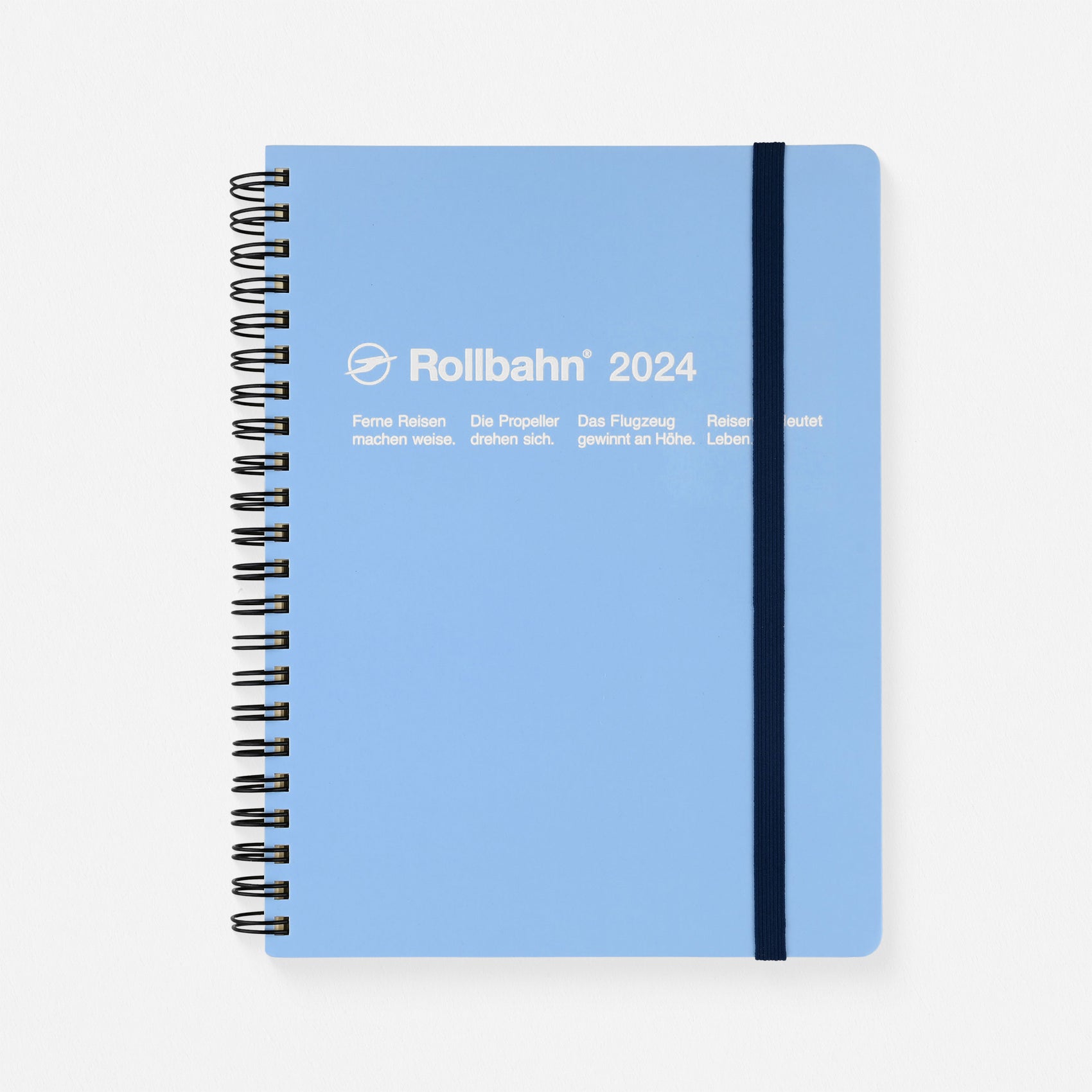 Delfonics Rollbahn 2024 Monthly Planner Light Blue | Large, A5 Or Extra Large 