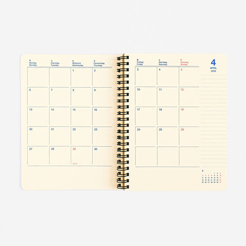 Delfonics Rollbahn 2026 Monthly Planner Flash N° 2 | Medium Or Large