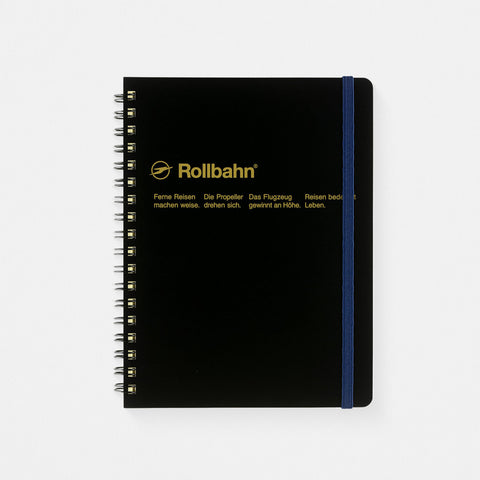 Delfonics Rollbahn Notebook Large Or A5 | 9 Colors Large (5.5 x 7") / Black