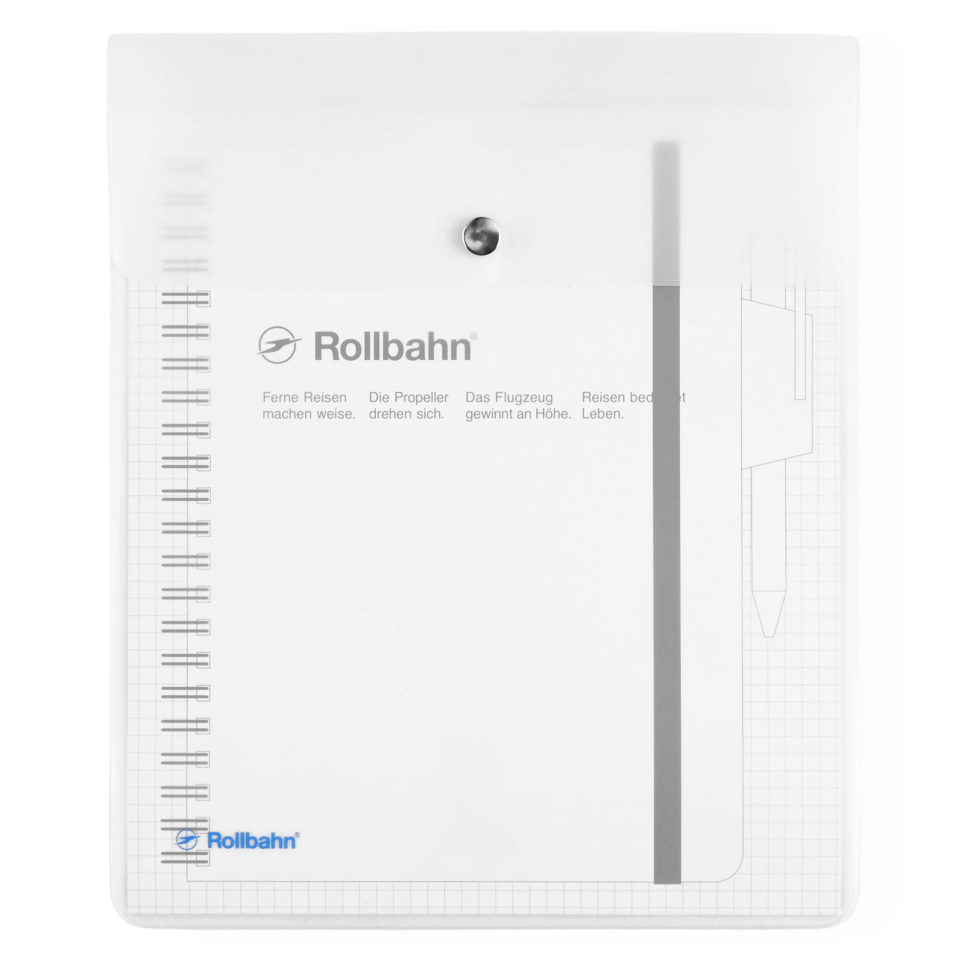 Delfonics Rollbahn Vinyl Notebook Pouch | Large Or A5 A5