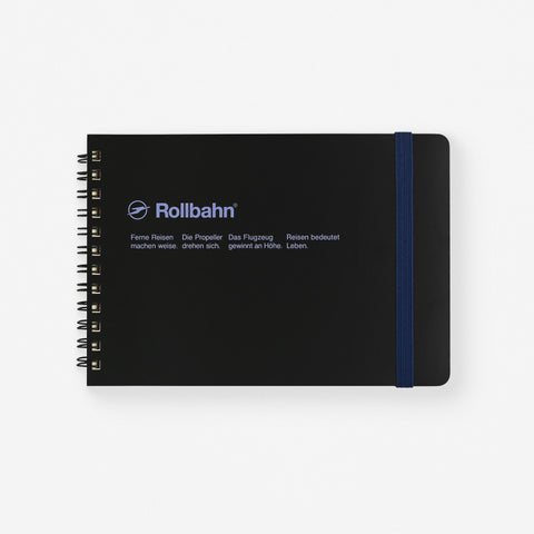 Delfonics Rollbahn Horizontal Notebook Black Large