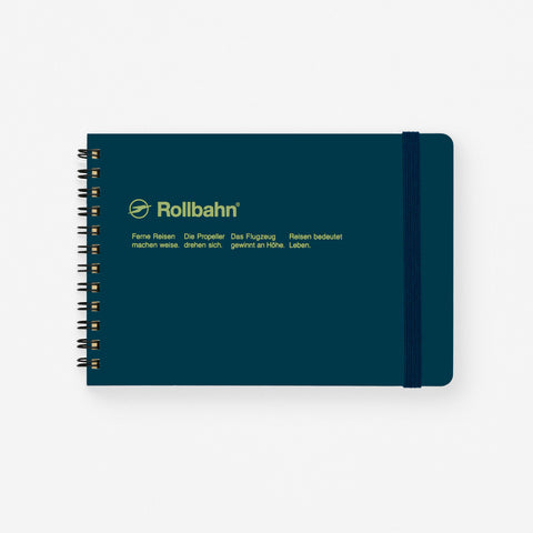 Delfonics Rollbahn Horizontal Notebook Blue Green Large