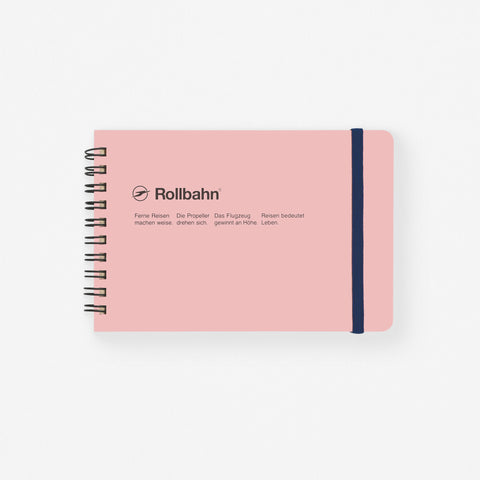 Delfonics Rollbahn Horizontal Notebook Light Pink Medium