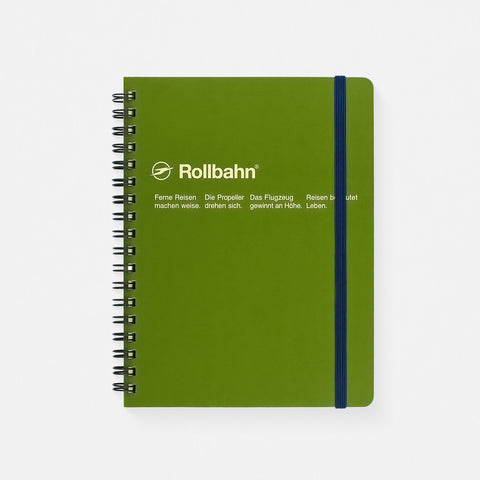 Delfonics Rollbahn Notebook Small, Large Or A5 | 9 Colors Olive / Small (4.5 x 5.5")