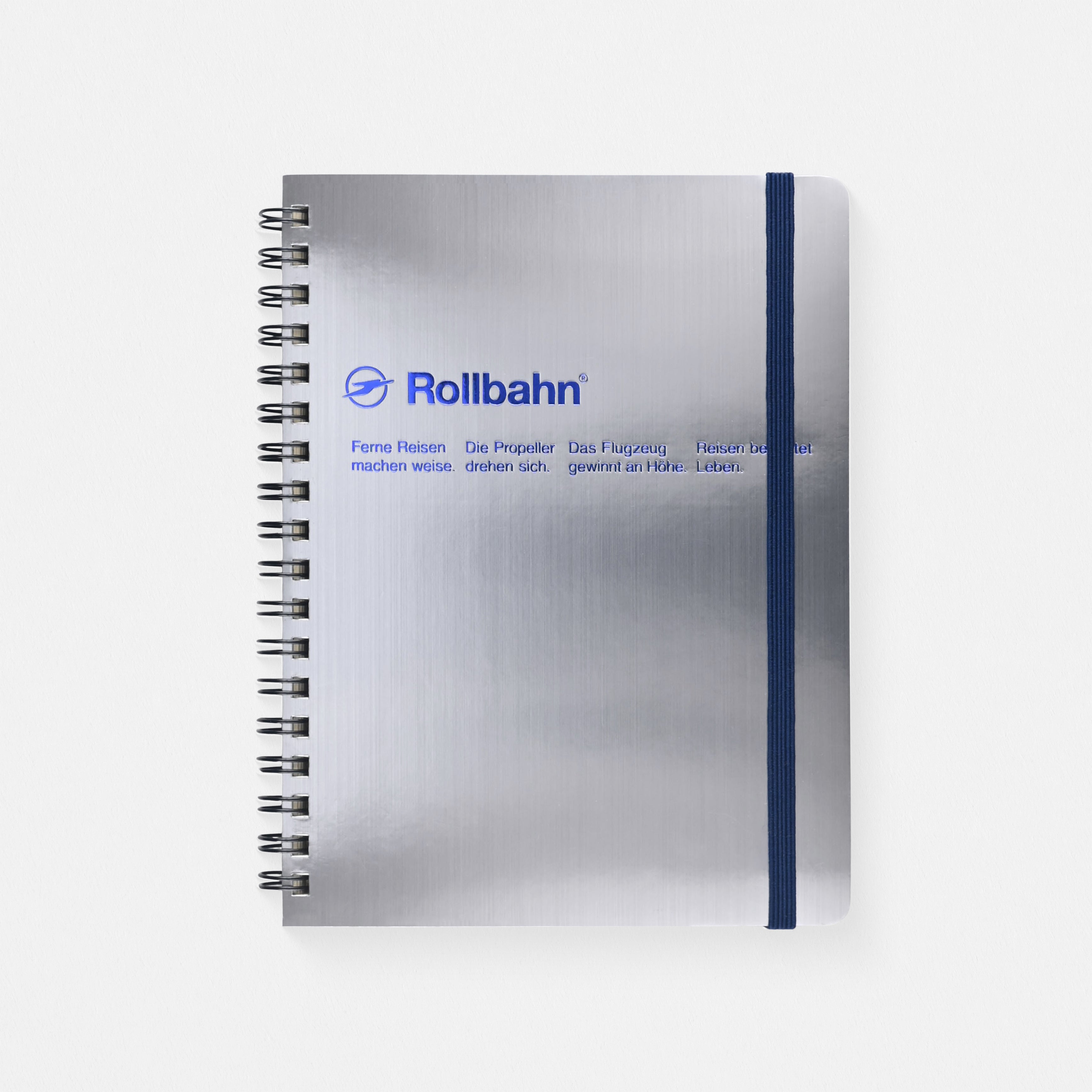 Delfonics Rollbahn Notebook Silver | Small, Large Or A5 Small [4.5 x 5.5]