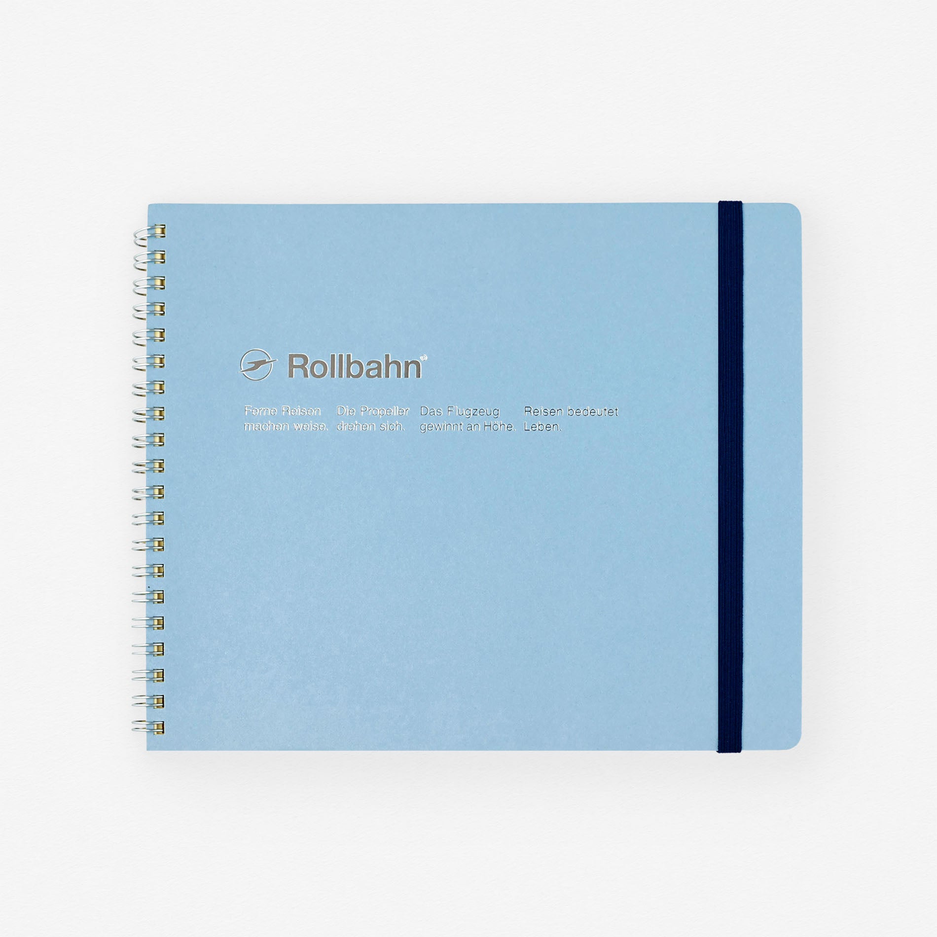 Delfonics Rollbahn Landscape Notebook Blue Grey | Field or Desk