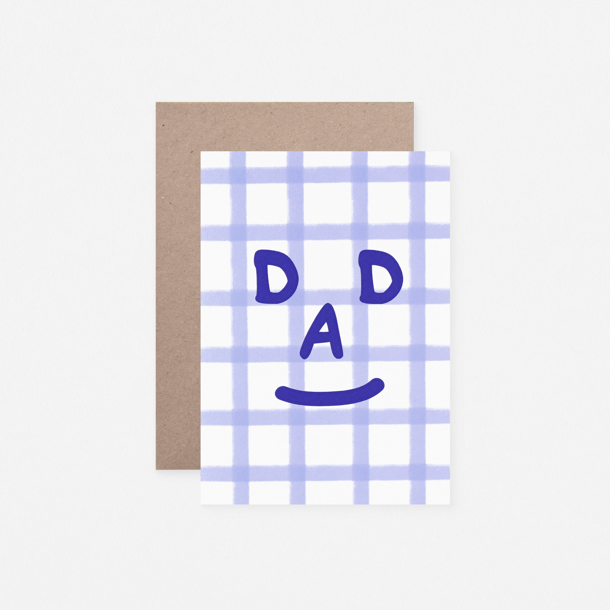 Rumble Cards Dad :-)  Gingham Father's Day Card 