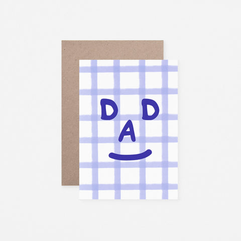 Rumble Cards Dad :-)  Gingham Father's Day Card 