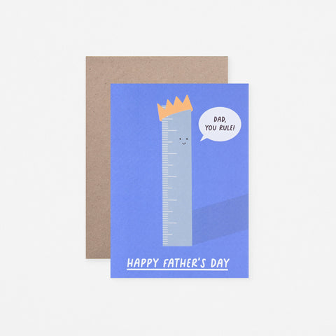 Rumble Cards Dad You Rule Father's Day Card