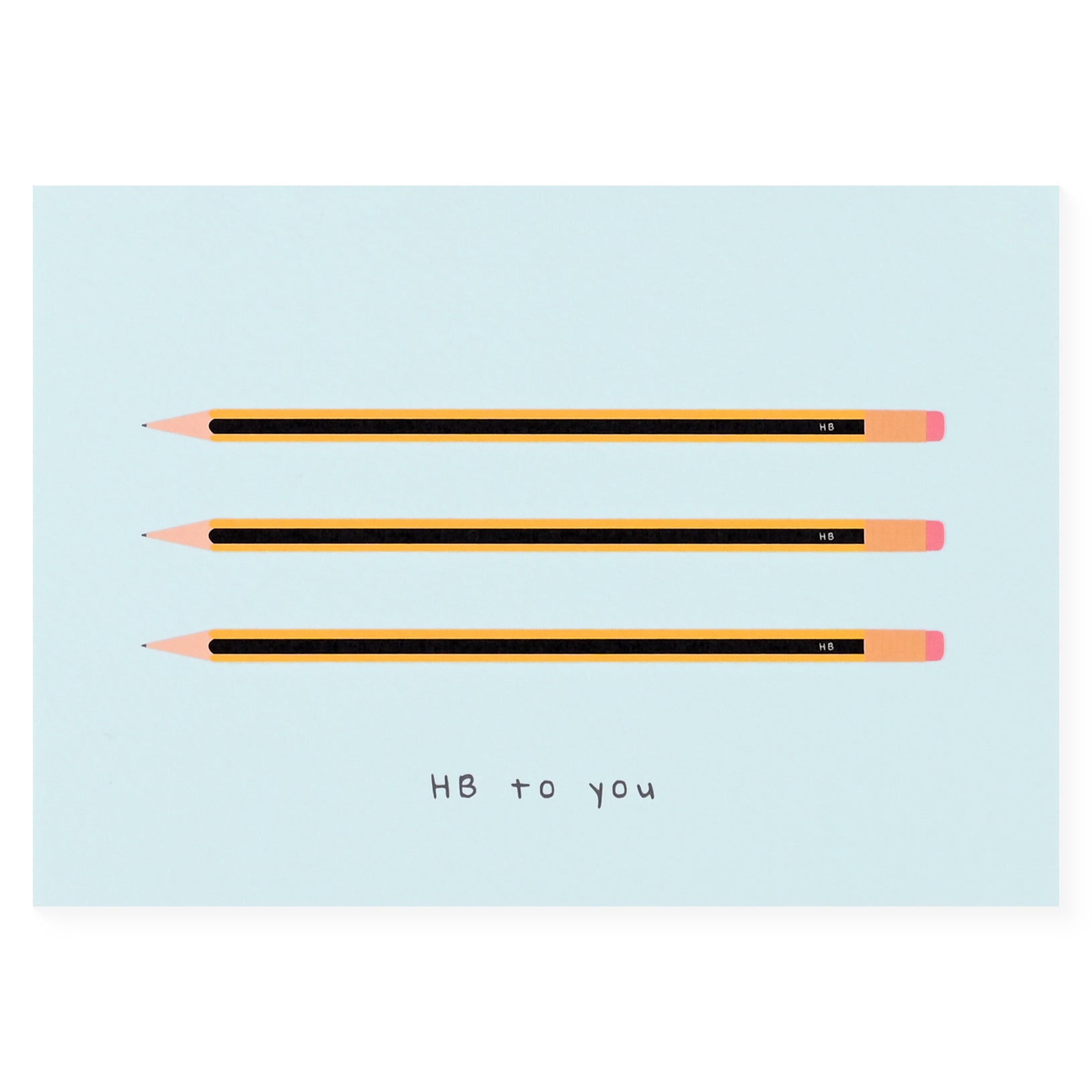 Rumble Cards HB Pencil Birthday Card 
